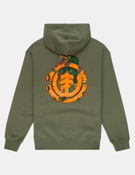 Sudadera Capucha ELEMENT SNAKE - Beetle