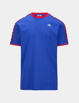 Camiseta KAPPA LILOGT - Graphik Tape Blue Royal/Red/Grey