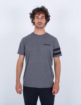 Camiseta HURLEY OCEANCARE BLOCK PARTY - Dk Grey
