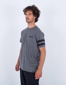 Camiseta HURLEY OCEANCARE BLOCK PARTY - Dk Grey