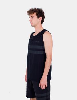 Camiseta Tirantes HURLEY OCEANCARE STRIPES - Black