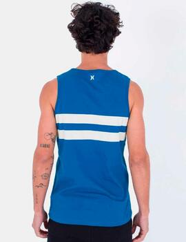 Camiseta Tirantes HURLEY OCEANCARE STRIPES - Navy Blue