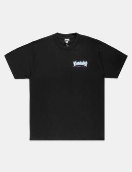 Camiseta THRASHER FLAME DOT - Black