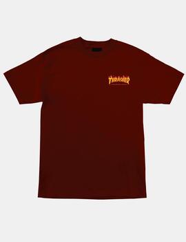 Camiseta THRASHER FLAME DOT - Burgundy