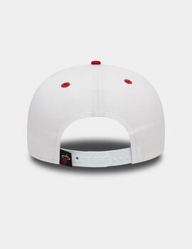 Gorra NEW ERA 950 WHITE CROWN MIAMI HEAT - White/Scarlet