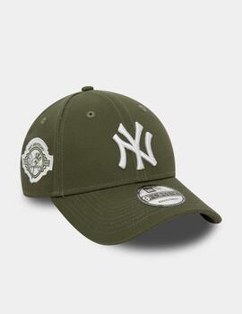 Gorra NEW ERA 940 SIDE PATCH NY YANKEES - Olive/White