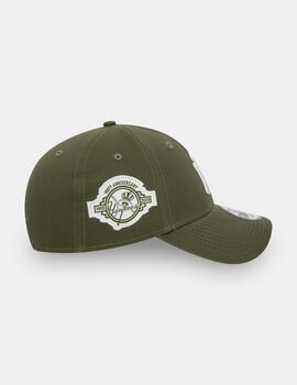 Gorra NEW ERA 940 SIDE PATCH NY YANKEES - Olive/White