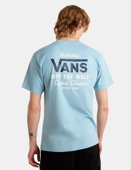 Camiseta VANS HOLDER ST CLASSIC - Dusty Blue/Dress Blue