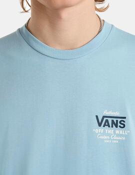 Camiseta VANS HOLDER ST CLASSIC - Dusty Blue/Dress Blue