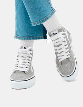 Zapatillas VANS SK8 HI TAPERED - Drizzle/True White