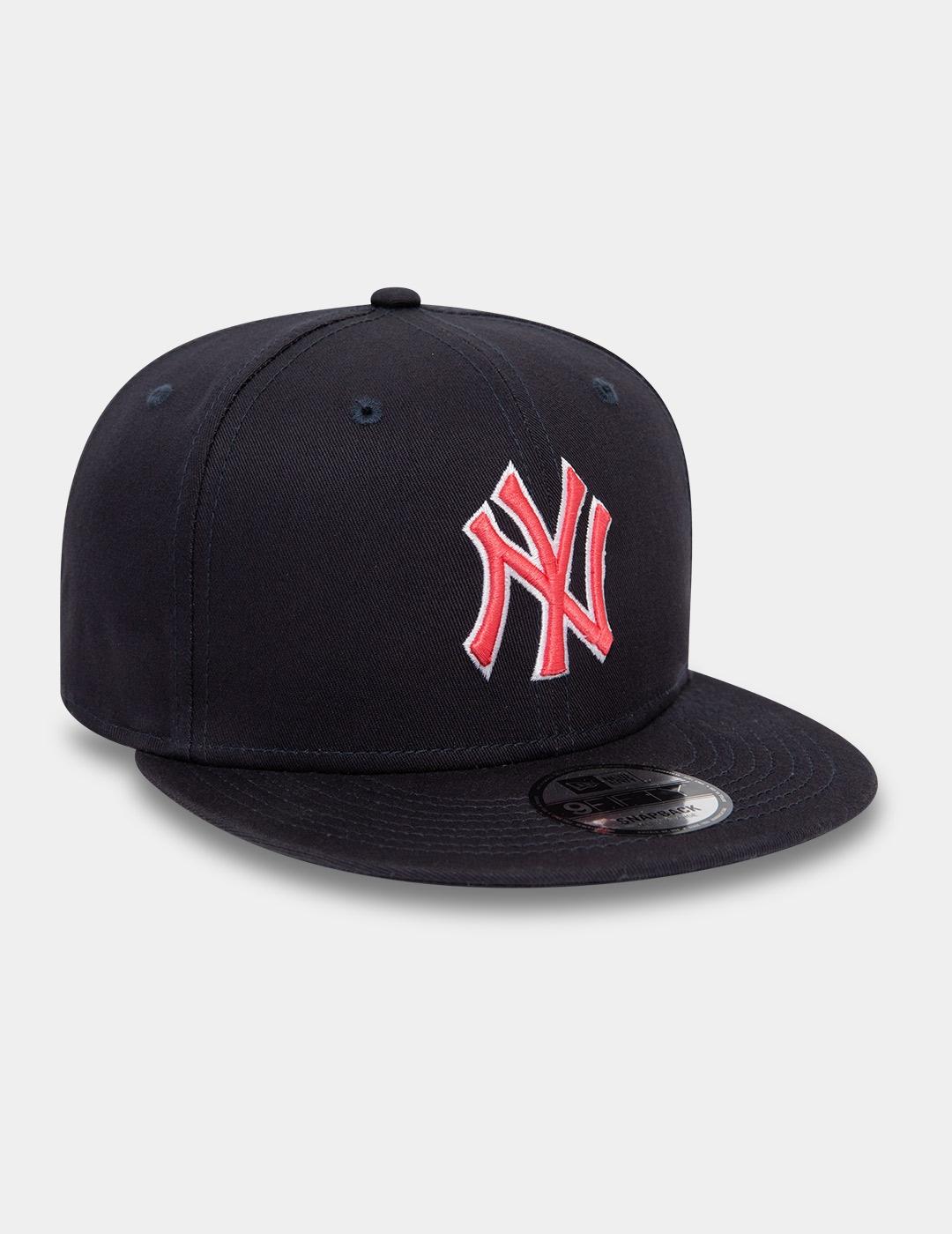 Gorra NEW ERA 950 OUTLINE NY YANKEES - Navy/Lava Red