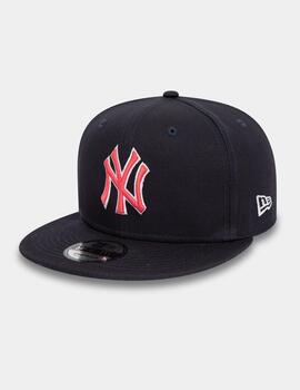 Gorra NEW ERA 950 OUTLINE NY YANKEES - Navy/Lava Red