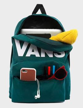 Mochila Vans OLD SKOOL III - Trekking green