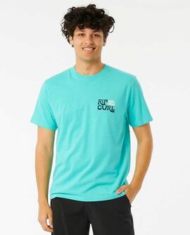 Camiseta RIP CURL PACIFIC RINSE BOO - Aqua