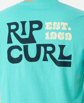 Camiseta RIP CURL PACIFIC RINSE BOO - Aqua