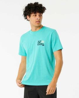 Camiseta RIP CURL PACIFIC RINSE BOO - Aqua