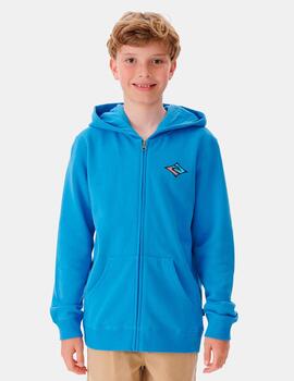 Sudadera RIP CURL Abierta JR COSMIC TIDES Z/T - Royal Blue