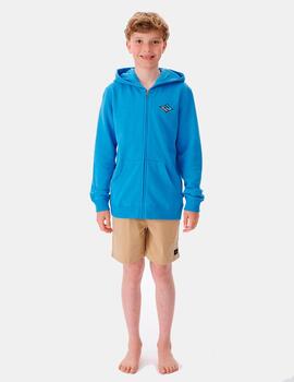 Sudadera RIP CURL Abierta JR COSMIC TIDES Z/T - Royal Blue