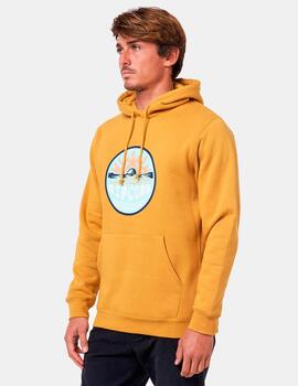 Sudadera RIP CURL Capucha DOWN THE LINE FP - Mustard