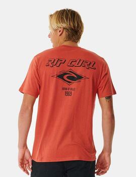 Camiseta RIP CURL FADE OUT ICON - Spiced Rum