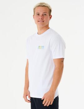 Camiseta RIP CURL SURF REVIVAL DECAL - White
