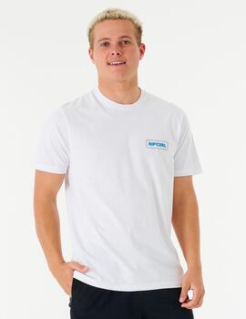 Camiseta RIP CURL SURF REVIVAL SUNSET - White