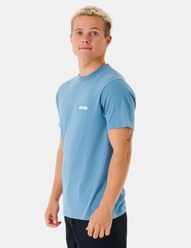 Camiseta RIP CURL SURF REVIVAL SUNSET - Dusty Blue