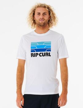 Camiseta RIP CURLSURF REVIVAL PEAK - White