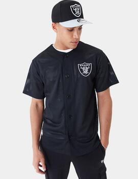 Camiseta NEW ERA NFL BASEBALL JERSEY LASRAI - Black/White