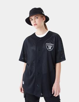 Camiseta NEW ERA NFL BASEBALL JERSEY LASRAI - Black/White