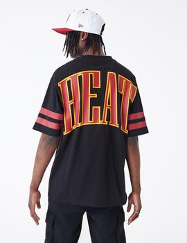 Camiseta NEW ERA NBA ARCH GRAPHIC OS MIAMI HEAT - Black