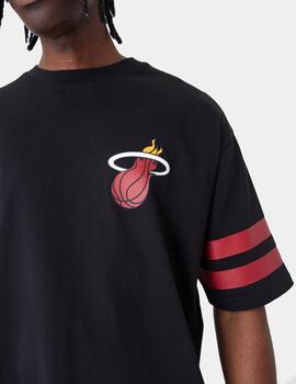 Camiseta NEW ERA NBA ARCH GRAPHIC OS MIAMI HEAT - Black