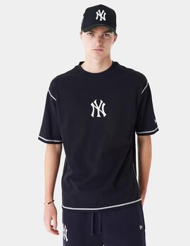Camiseta MLB WORLD SERIES OS NEYYAN - Black/Off White