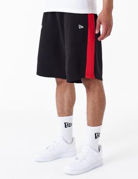 Bermuda NBA MESH PANEL OS CHIBUL - Black/Fire Red
