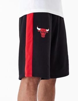 Bermuda NBA MESH PANEL OS CHIBUL - Black/Fire Red