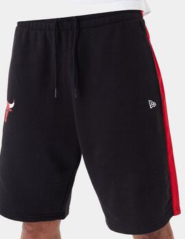 Bermuda NBA MESH PANEL OS CHIBUL - Black/Fire Red