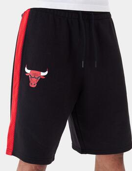 Bermuda NBA MESH PANEL OS CHIBUL - Black/Fire Red