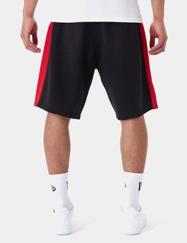 Bermuda NBA MESH PANEL OS CHIBUL - Black/Fire Red