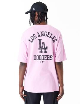 Camiseta NEW ERA MLB WORDMARK OS LOSDOD - Pink/Black