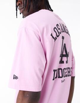 Camiseta NEW ERA MLB WORDMARK OS LOSDOD - Pink/Black