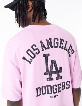 Camiseta NEW ERA MLB WORDMARK OS LOSDOD - Pink/Black