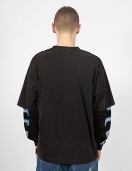 Camiseta WASTED PARIS AGE CONJURE - Faded Black/Black