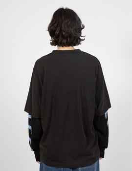 Camiseta WASTED PARIS AGE CONJURE - Faded Black/Black