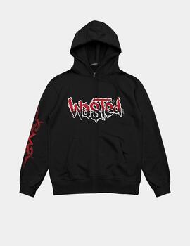 Sudadera WASTED PARIS Capucha Abierta BLIND - Black