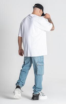 Camiseta GIANNI KAVANAGH KARMA OVERSIZED - Blanco