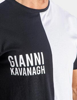 Camiseta GIANNI KAVANAGH DIVIDE - Negro