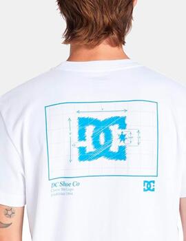 Camiseta DCSHOES BLUEPRINT - White