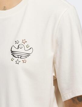 Camiseta IDAS SHMOOFOIL ALL STAR - Wonder White/Multico