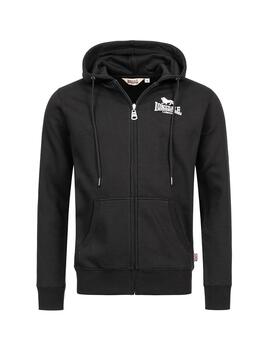 Sudadera Capucha Abierta LONSDALE ANNALONG - Black/White
