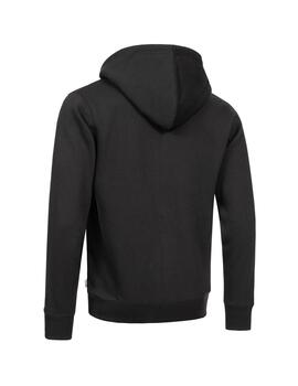 Sudadera Capucha Abierta LONSDALE ANNALONG - Black/White